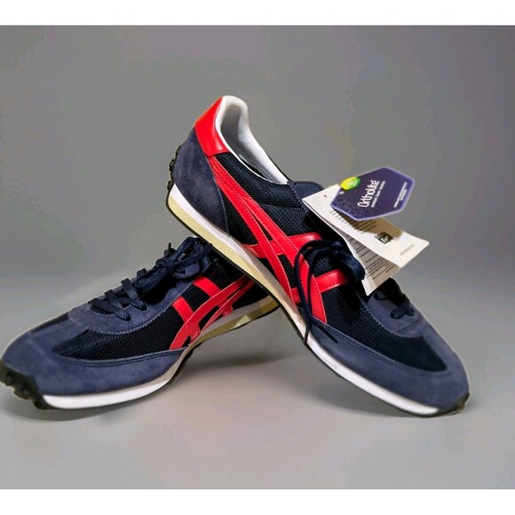 Asics Onitsuka Tiger Men's Size 14 Sneakers New With Tags Red Navy LIMITED RARE - Picture 1 of 14